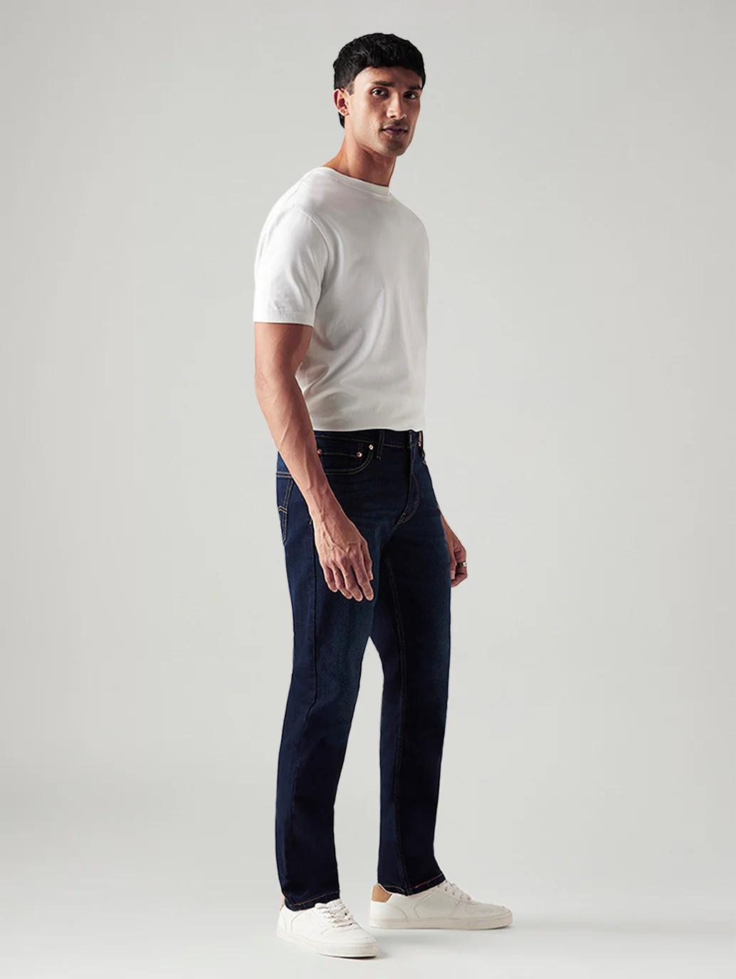 Men's 541 Indigo Athletic Tapered Fit Mid Rise Jeans - Image 6