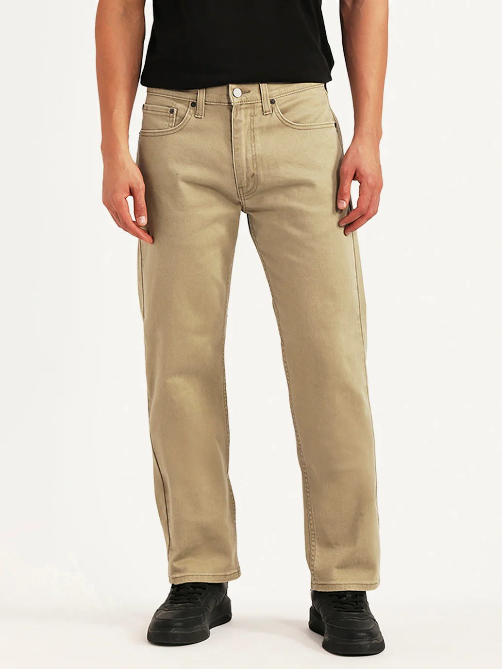 Men's 541 Khaki Athletic Tapered Fit Mid Rise Selvedge Chinos - Image 3