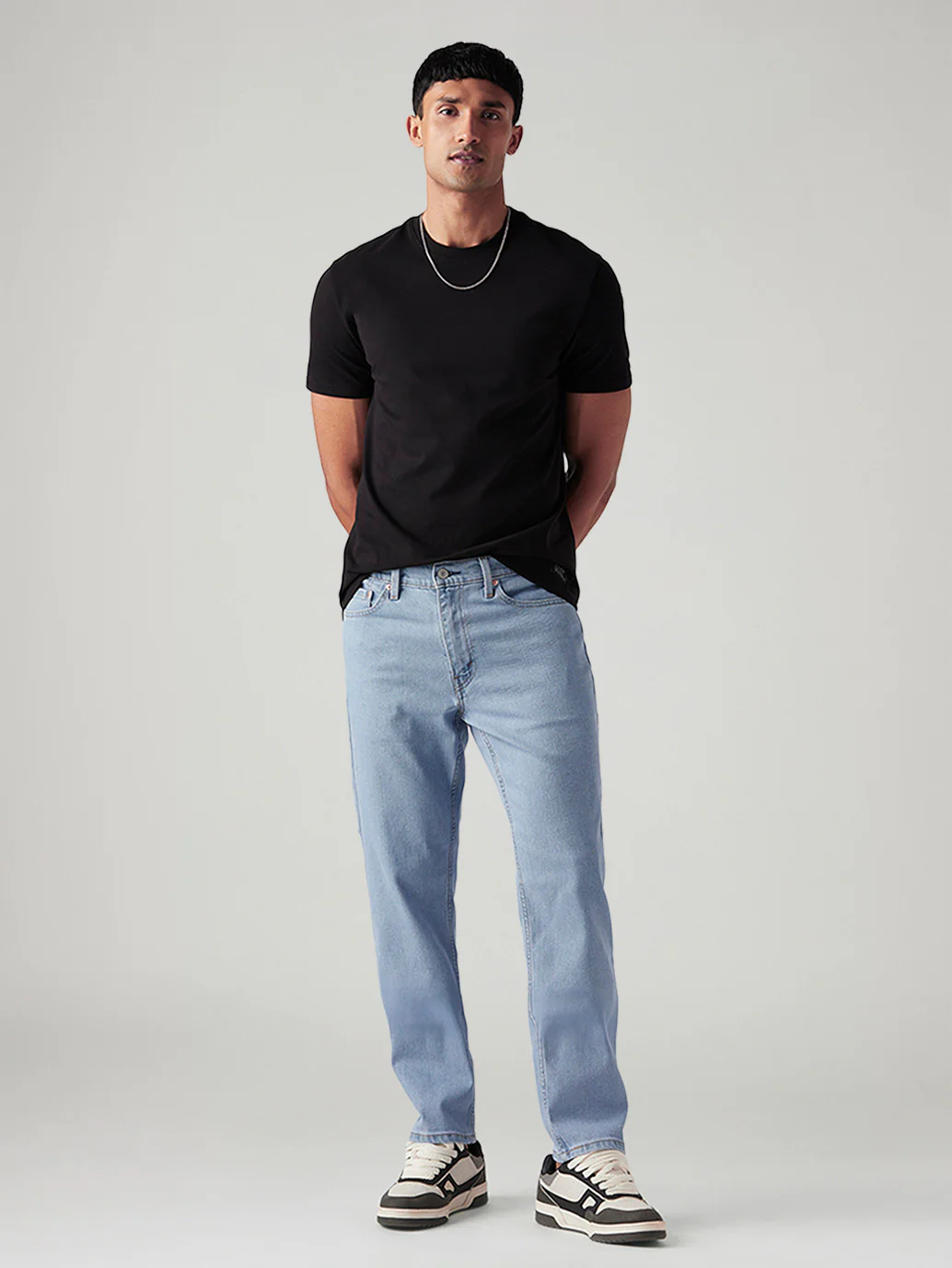 Men's 541 Light Blue Athletic Tapered Fit Mid Rise Jeans