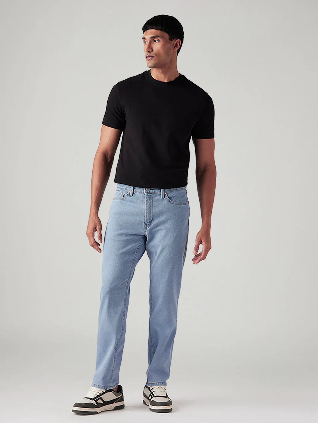 Men's 541 Light Blue Athletic Tapered Fit Mid Rise Jeans - Image 2