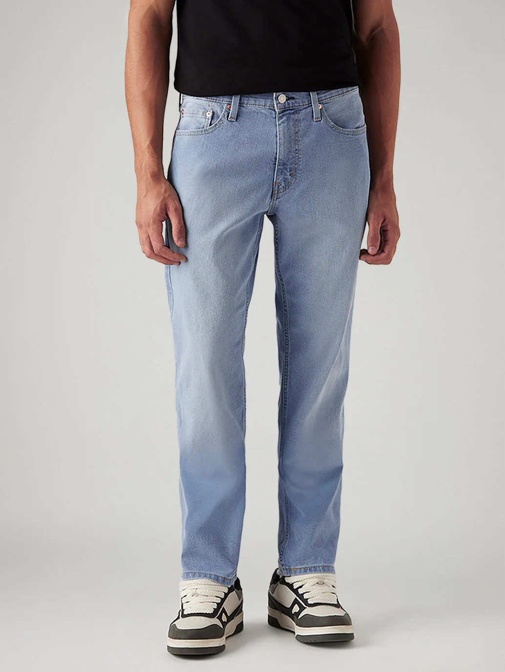 Men's 541 Light Blue Athletic Tapered Fit Mid Rise Jeans - Image 2