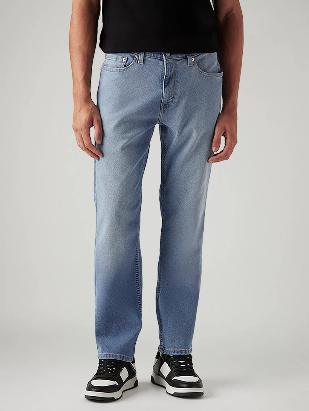 Men's 541 Light Blue Athletic Tapered Fit Mid Rise Jeans - Image 2