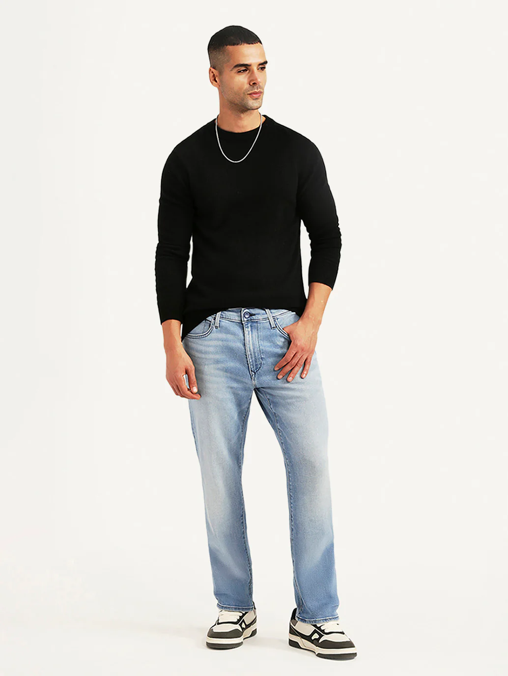 Men's Redloop 541 Light Blue Tapered Fit Mid Rise Jeans