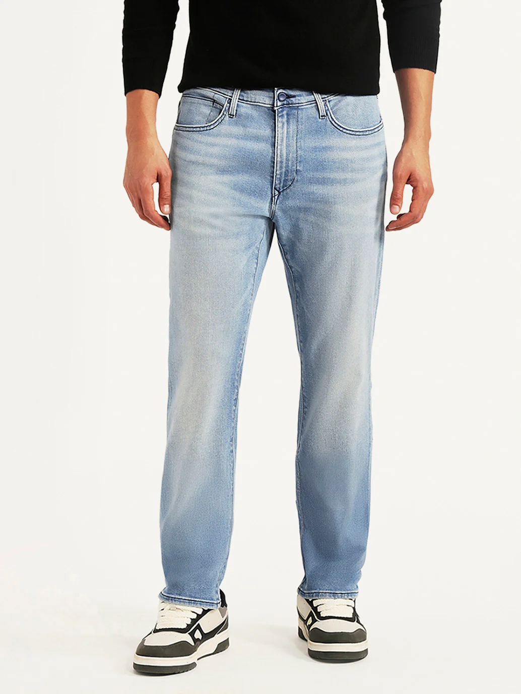 Men's Redloop 541 Light Blue Tapered Fit Mid Rise Jeans - Image 3