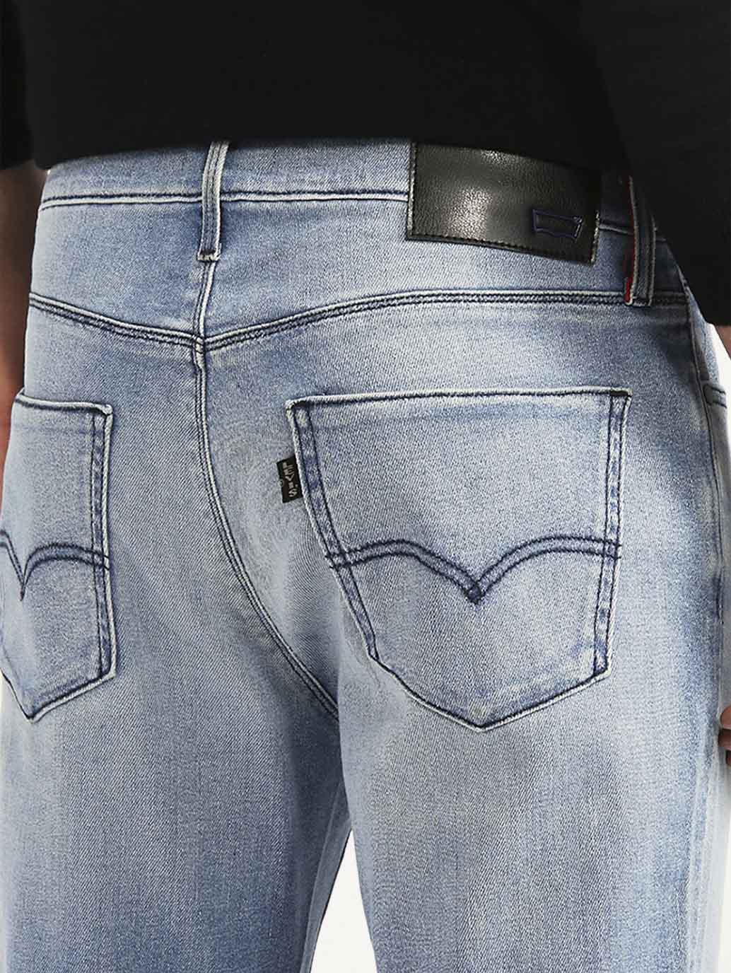 Men's Redloop 541 Light Blue Tapered Fit Mid Rise Jeans - Image 5