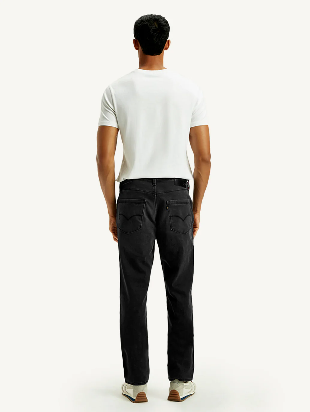 Men's Redloop 541 Black Athletic Tapered Fit Mid Rise Jeans - Image 4