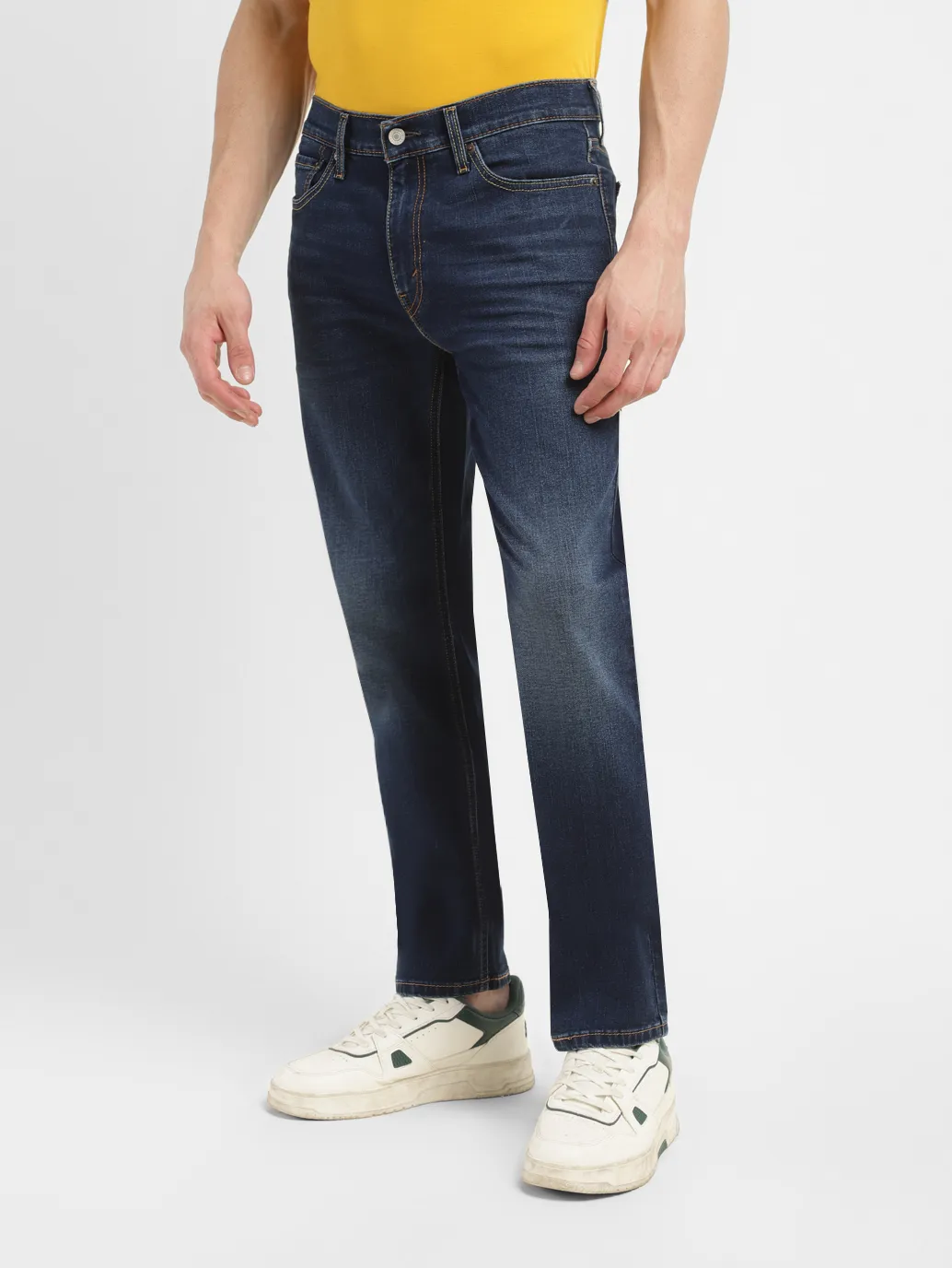 Men's 541 Blue Athletic Tapered Fit Mid Rise Jeans - Image 3