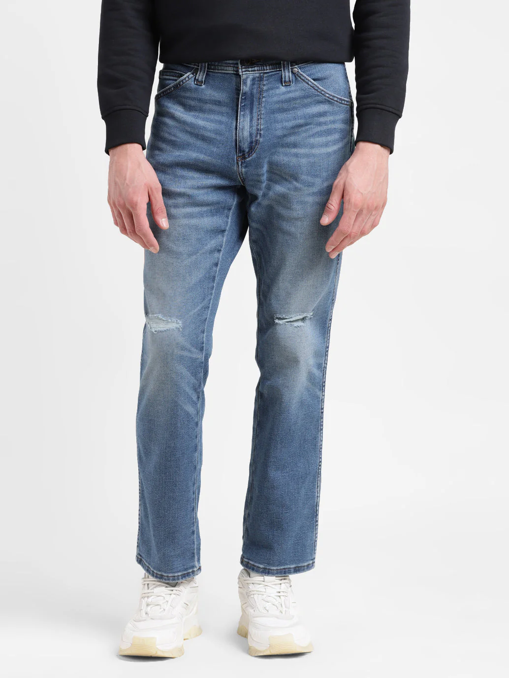 Men's 541 Blue Athletic Tapered Fit Mid Rise Jeans - Image 2