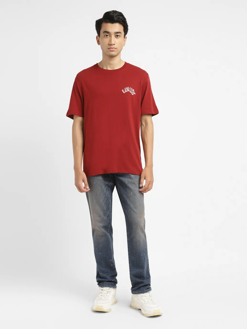 Men's 541 Blue Athletic Tapered Fit Mid Rise Jeans - Image 8