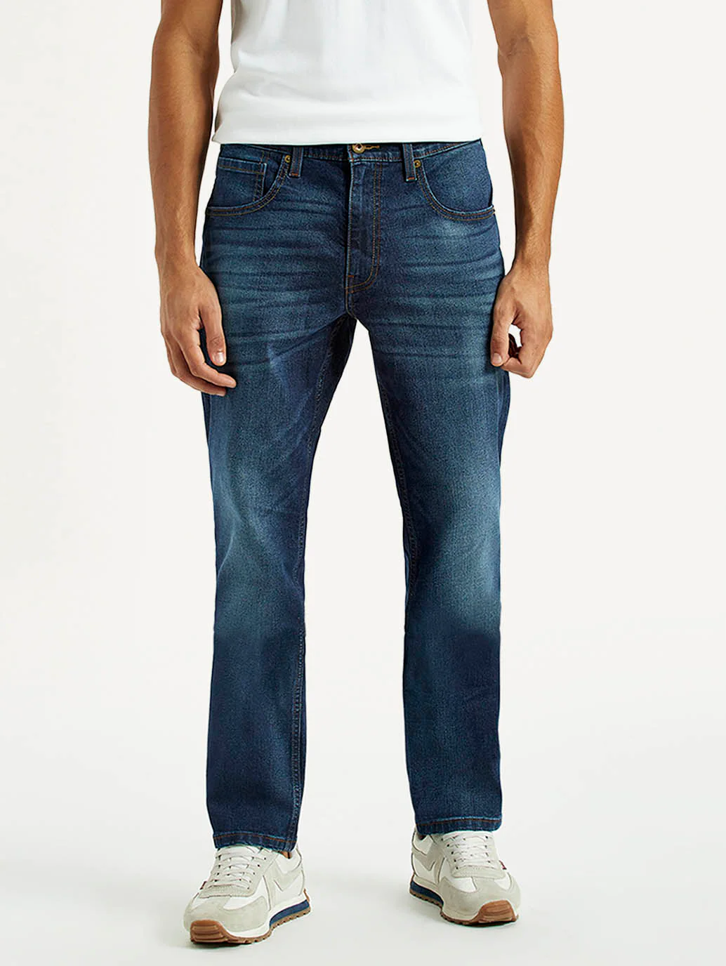 Men's 541 Indigo Athletic Tapered Fit Mid Rise Jeans - Image 2