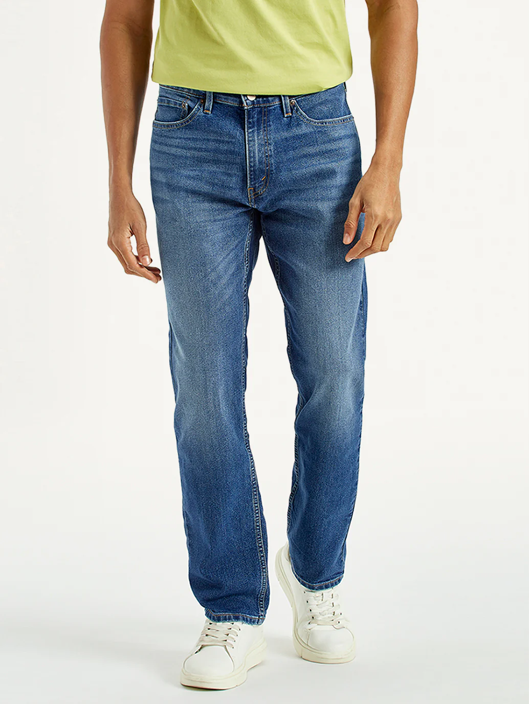 Men's 541 Indigo Athletic Tapered Fit Mid Rise Jeans - Image 2