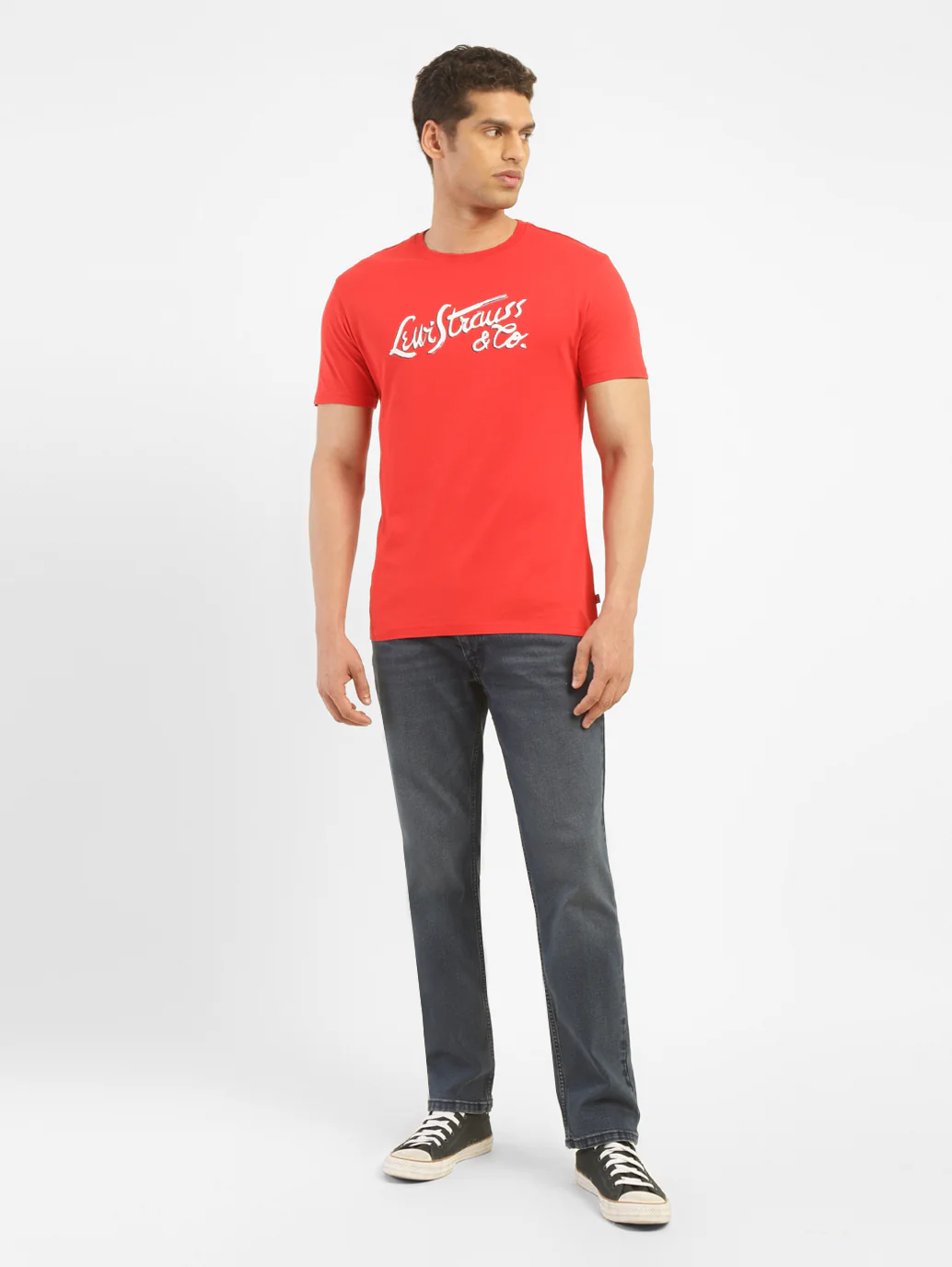 Men's 541 Blue Athletic Tapered Fit Mid Rise Jeans - Image 6