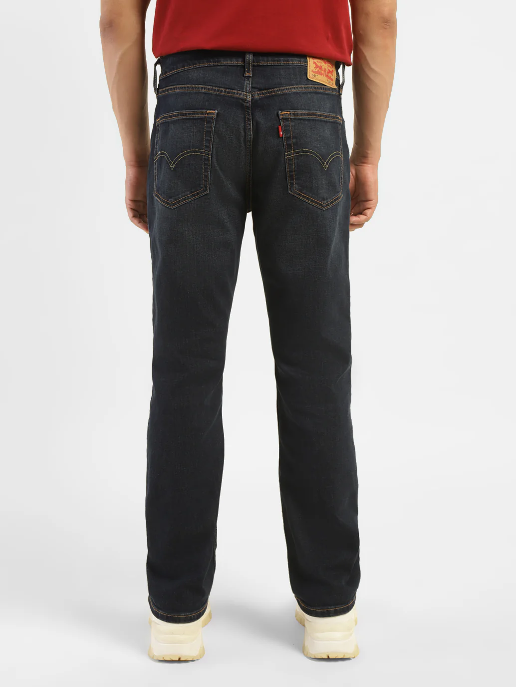 Men's 541 Blue Athletic Tapered Fit Mid Rise Jeans - Image 3