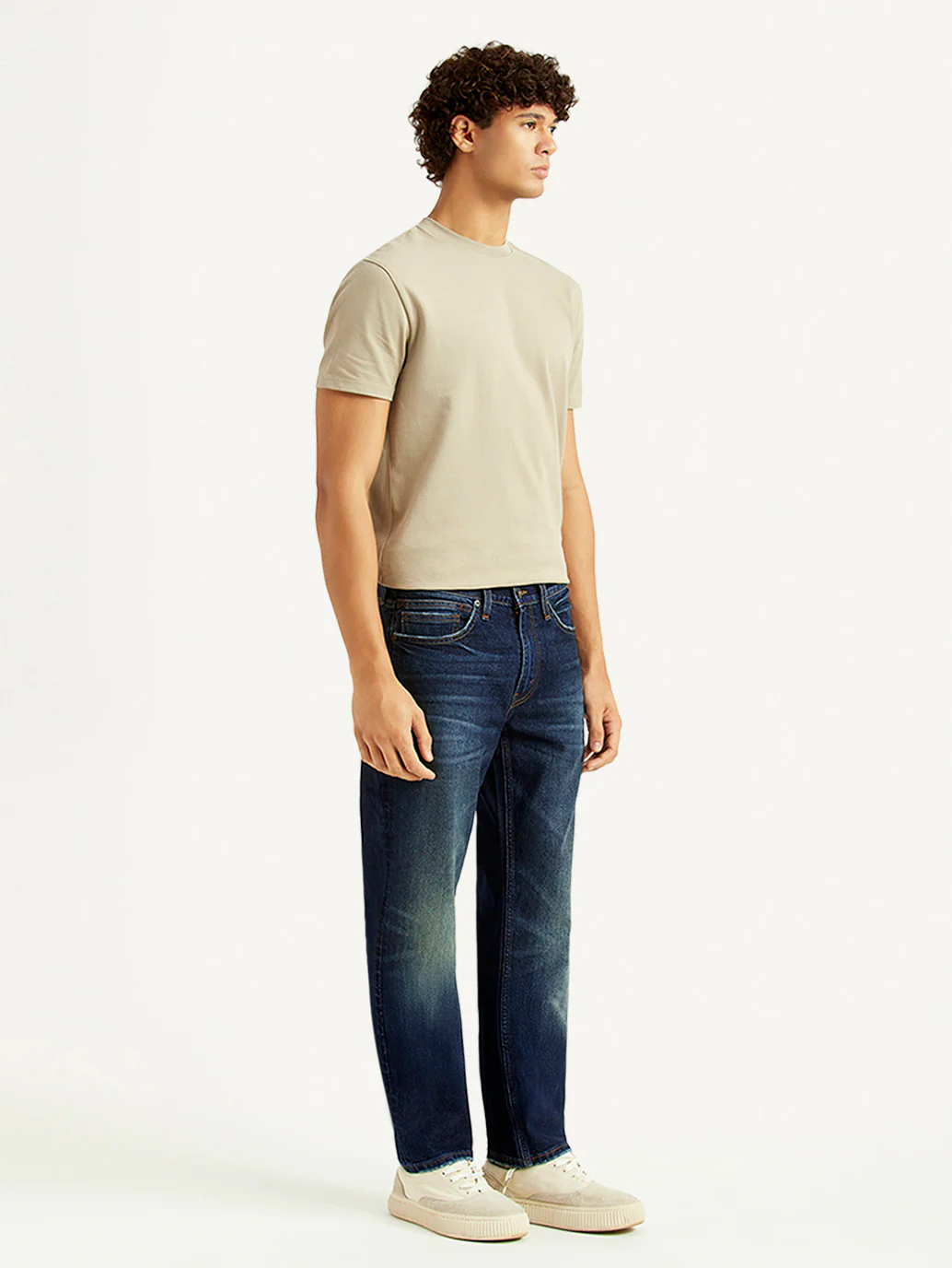 Men's 541 Navy Tapered Fit Hyper Stretch Jeans - Image 6
