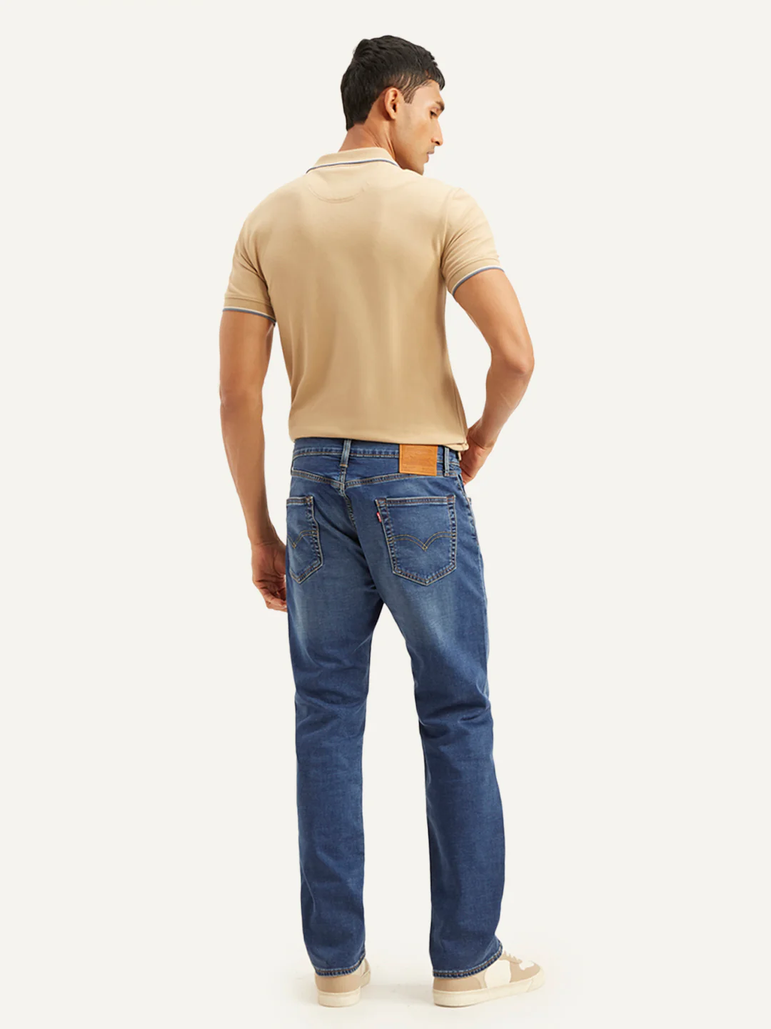 Men's 541 Blue Athletic Tapered Fit Mid Rise Jeans - Image 2