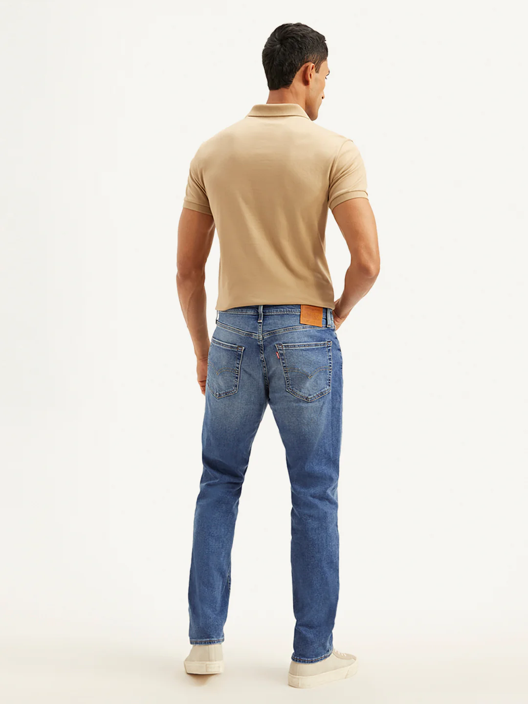 Men's 541 Blue Athletic Tapered Fit Mid Rise Jeans - Image 2