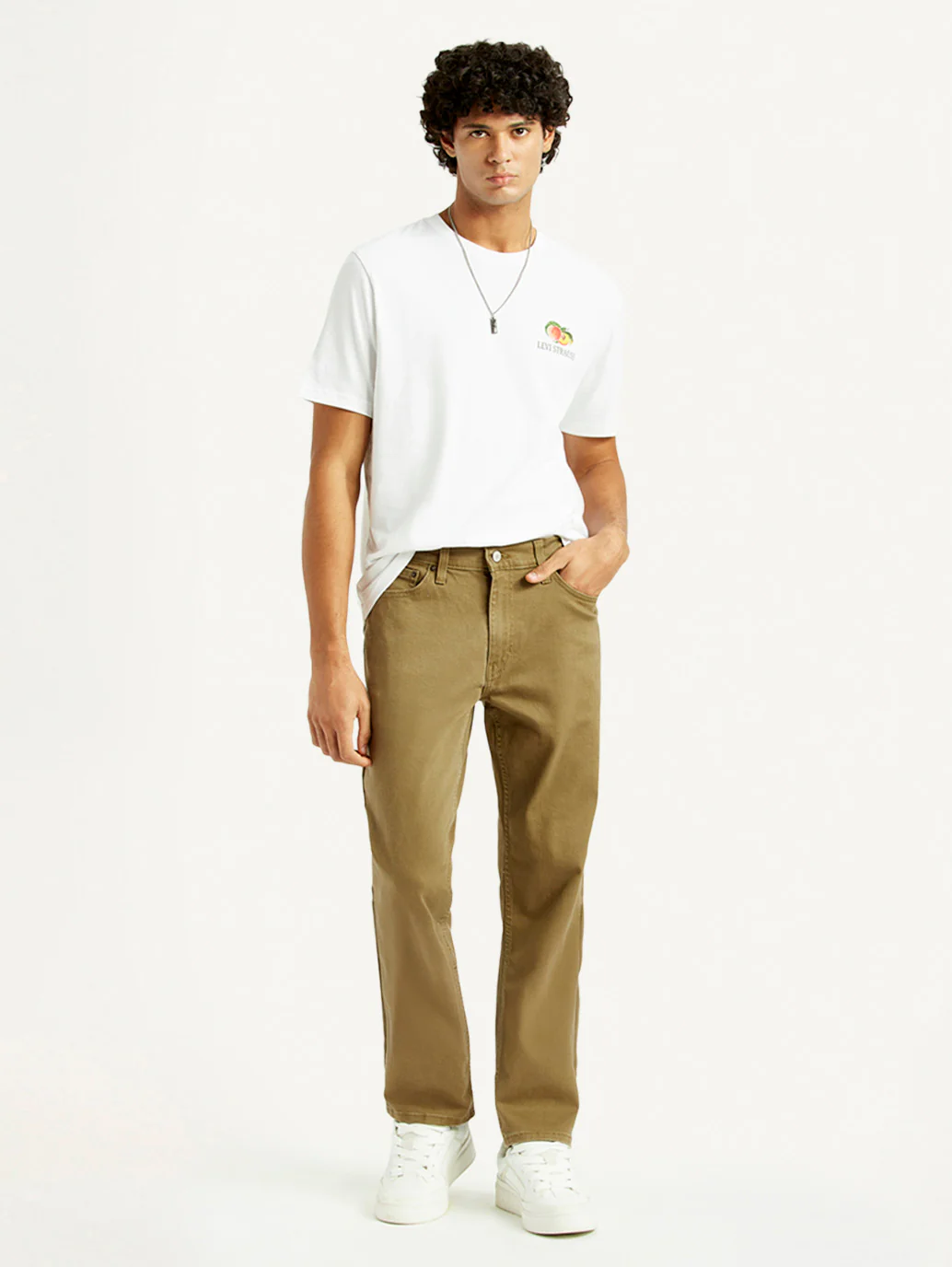 Men's 541 Khaki Athletic Tapered Fit Mid Rise Jeans
