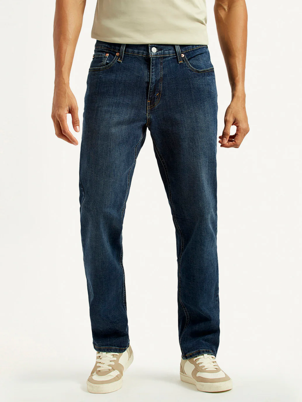 Men's 541 Dark Indigo Athletic Tapered Fit Mid Rise Jeans - Image 3