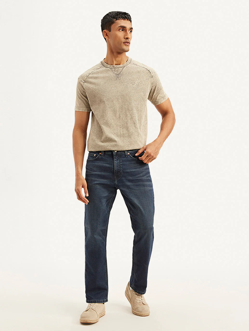 Men's 541 Blue Athletic Tapered Fit Mid Rise Jeans - Image 2