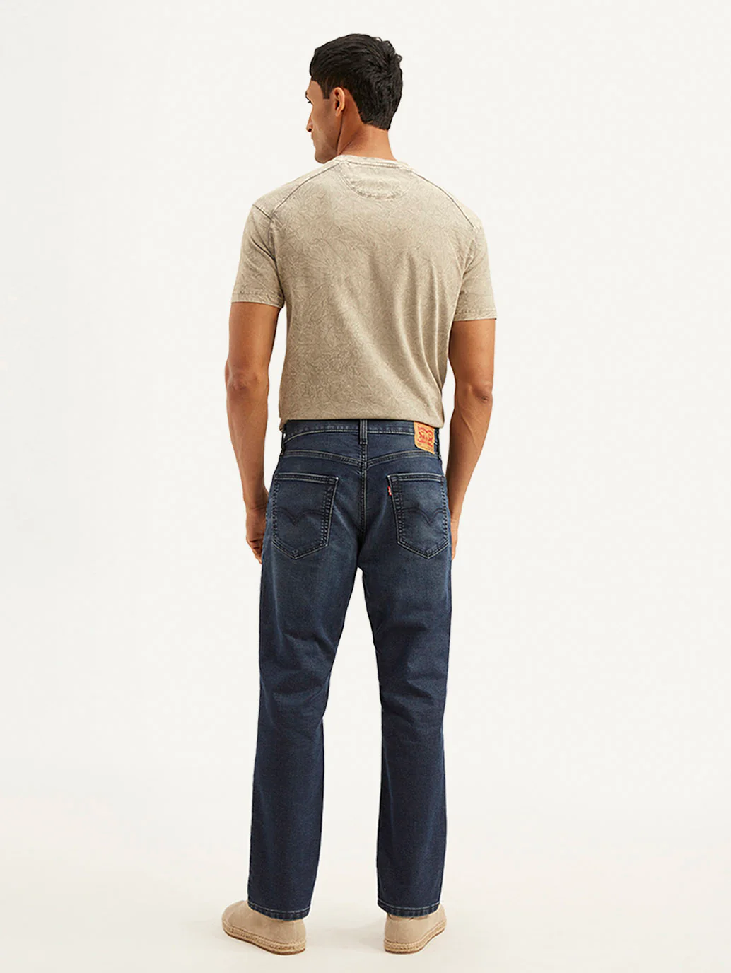 Men's 541 Blue Athletic Tapered Fit Mid Rise Jeans - Image 3