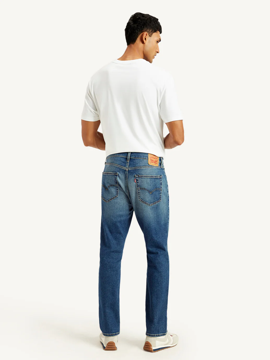 Men's 541 Blue Athletic Tapered Fit Mid Rise Jeans - Image 3