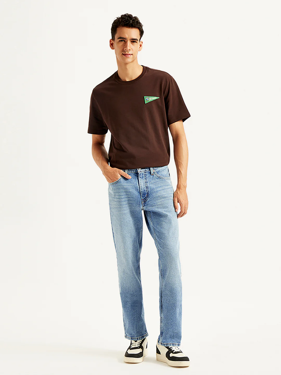 Men's 541 Blue Athletic Tapered Fit Mid Rise Jeans - Image 2