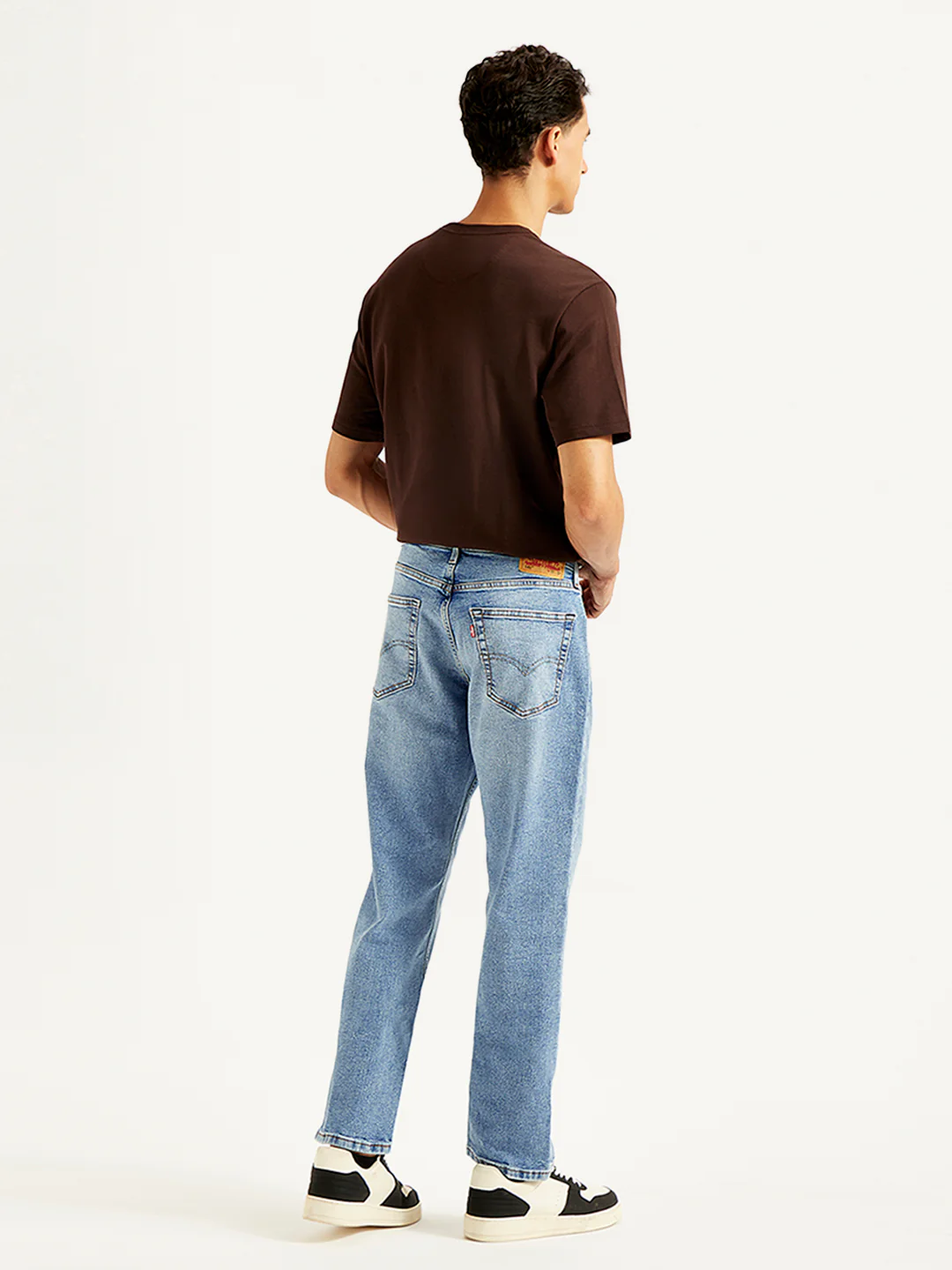 Men's 541 Blue Athletic Tapered Fit Mid Rise Jeans - Image 3