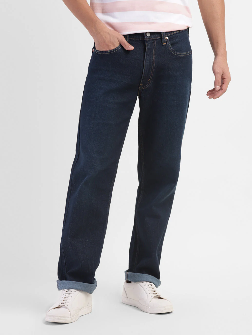 Men's 550'92 Blue Loose Fit Mid Rise Jeans - Image 2