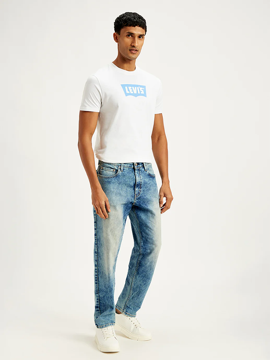 Men's 550'92 Blue Loose Fit Mid Rise Jeans - Image 10