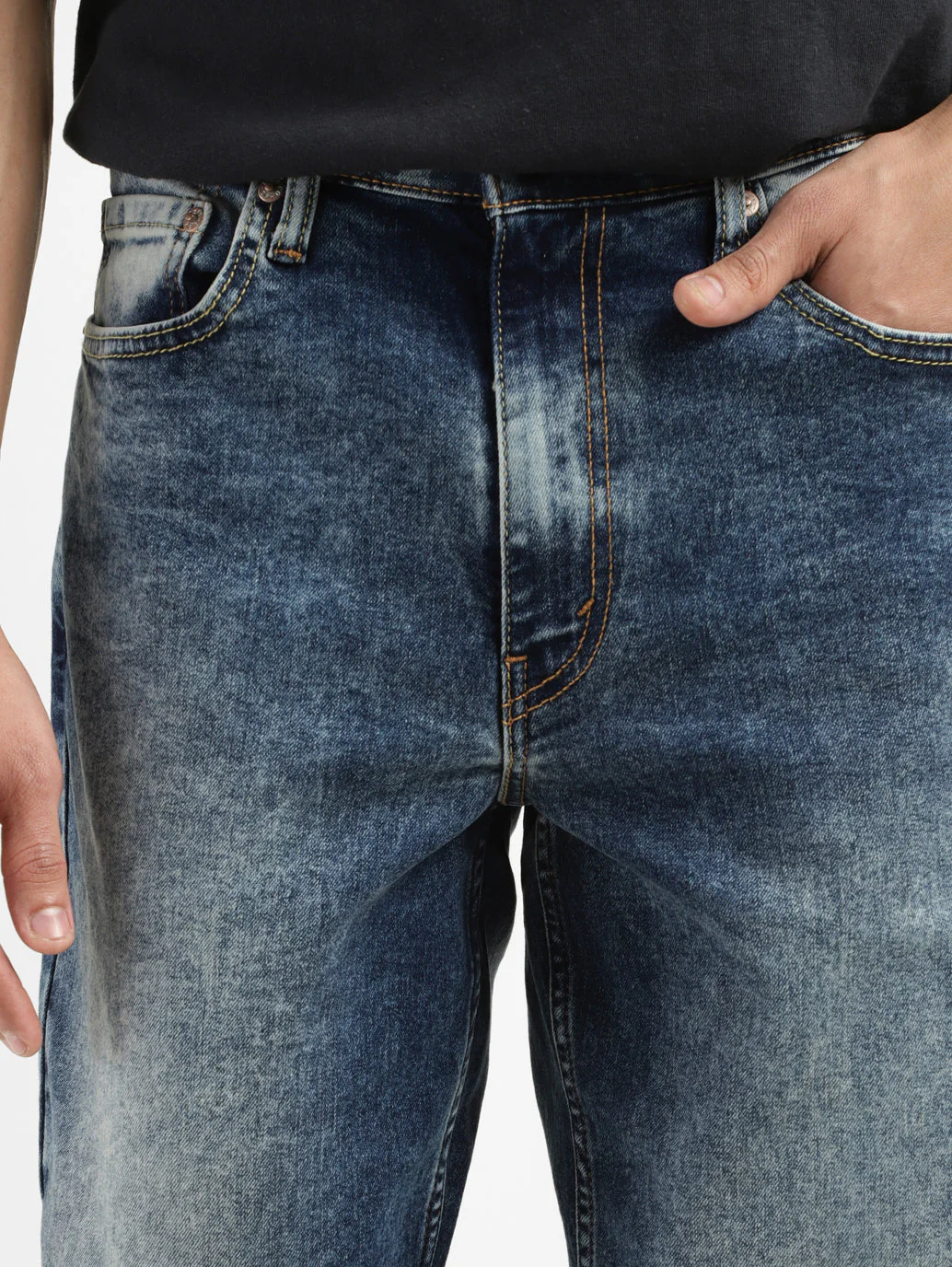 Men's 550'92 Blue Loose Fit Mid Rise Jeans - Image 5