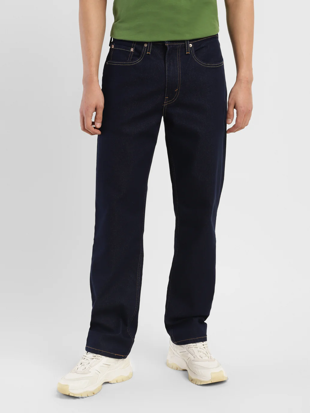 Men's 550'92 Navy Blue Loose Fit Mid Rise Jeans - Image 2