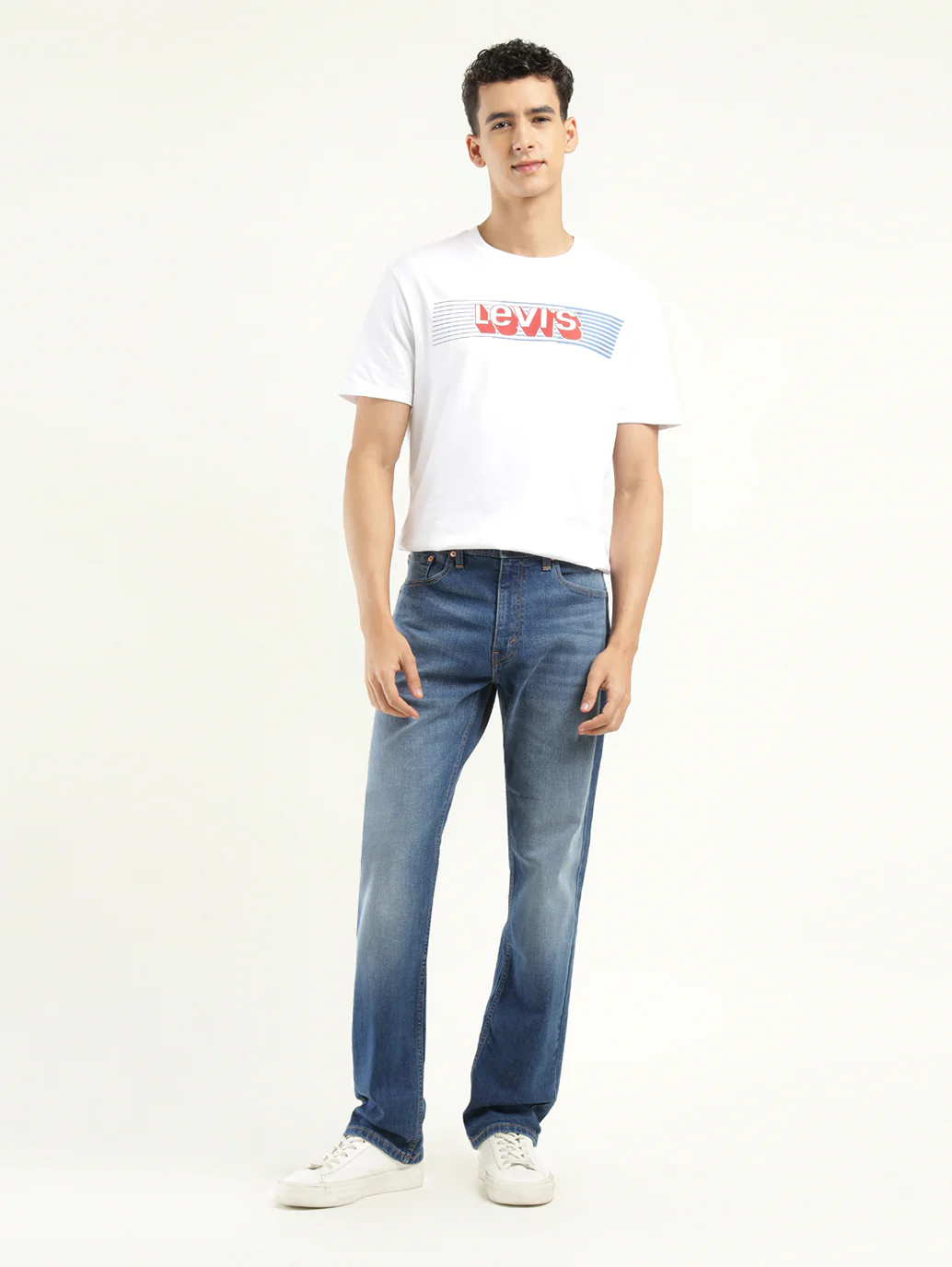 Men's 550 Blue Loose Fit Mid Rise Jeans - Image 2