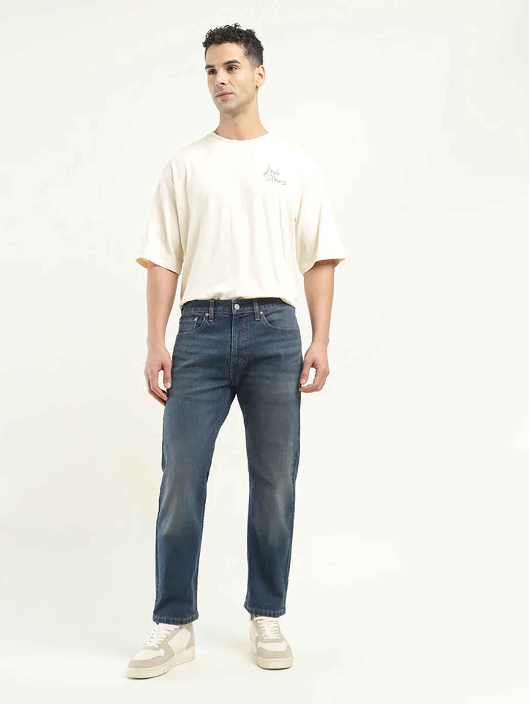 Men's 550 Indigo Loose Fit Mid Rise Jeans