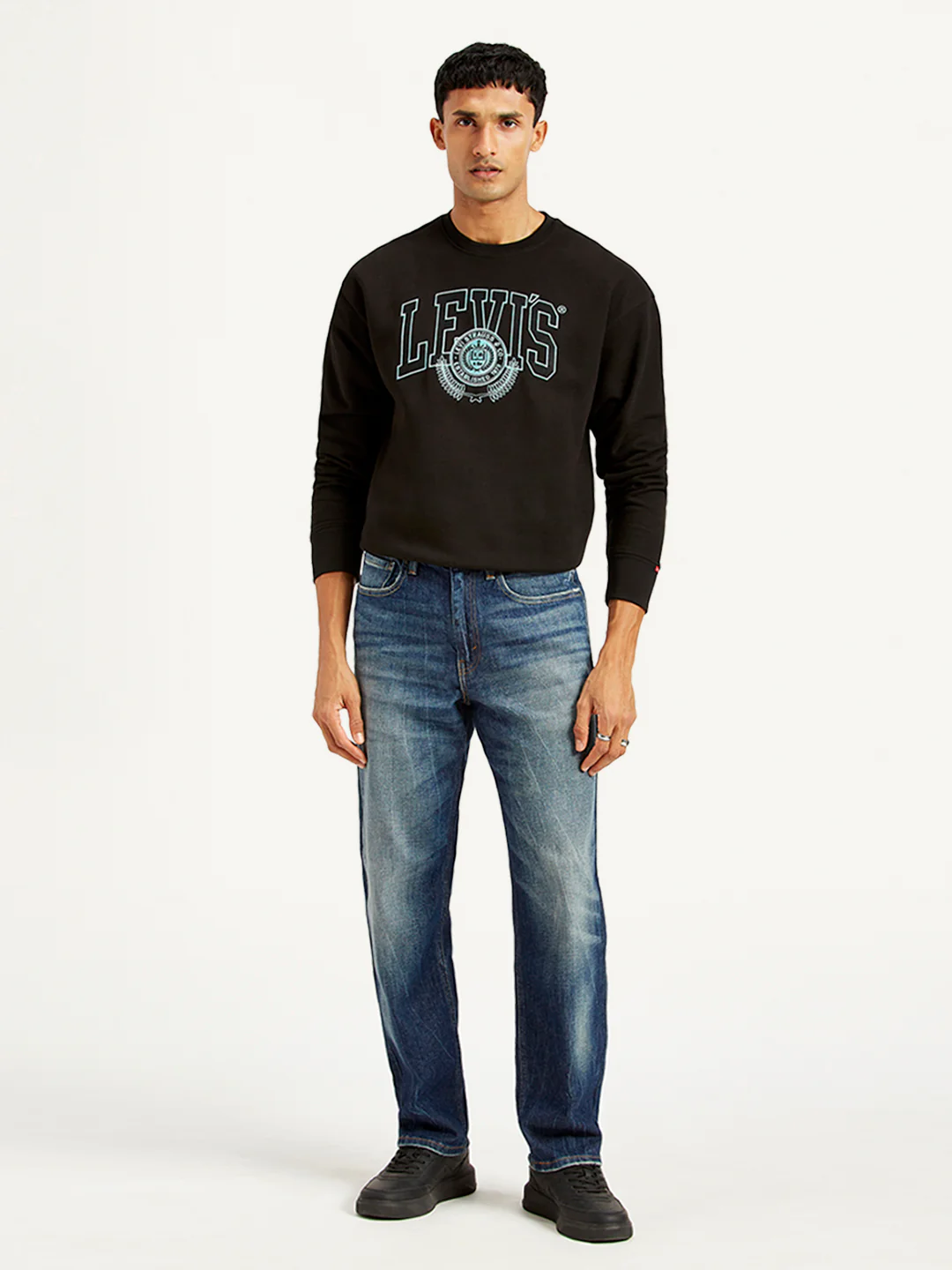 Men's 550'92 Dark Blue Loose Fit Mid Rise Jeans