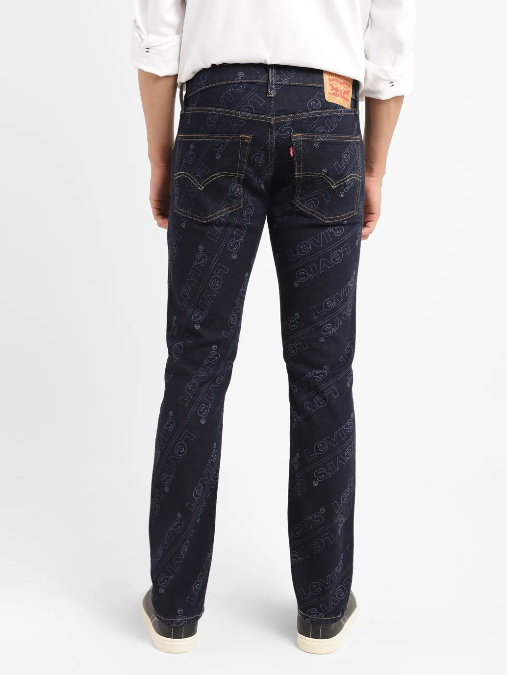 Men's 550 Blue Loose Fit Mid Rise Jeans - Image 3