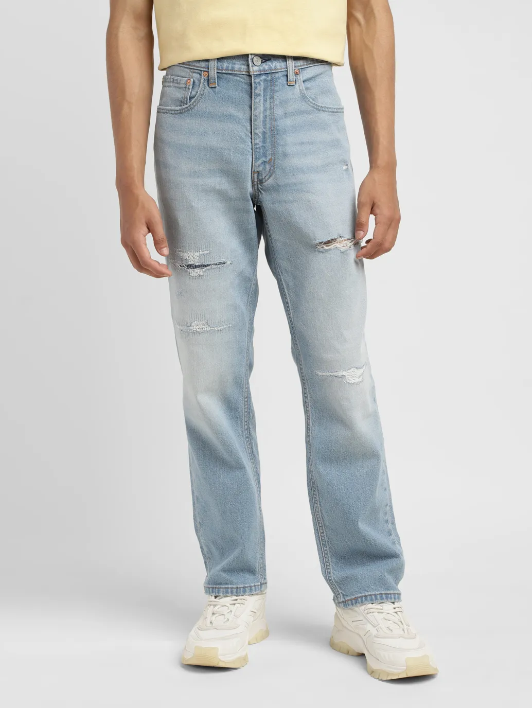 Men's 550 Blue Loose Fit Mid Rise Jeans - Image 2