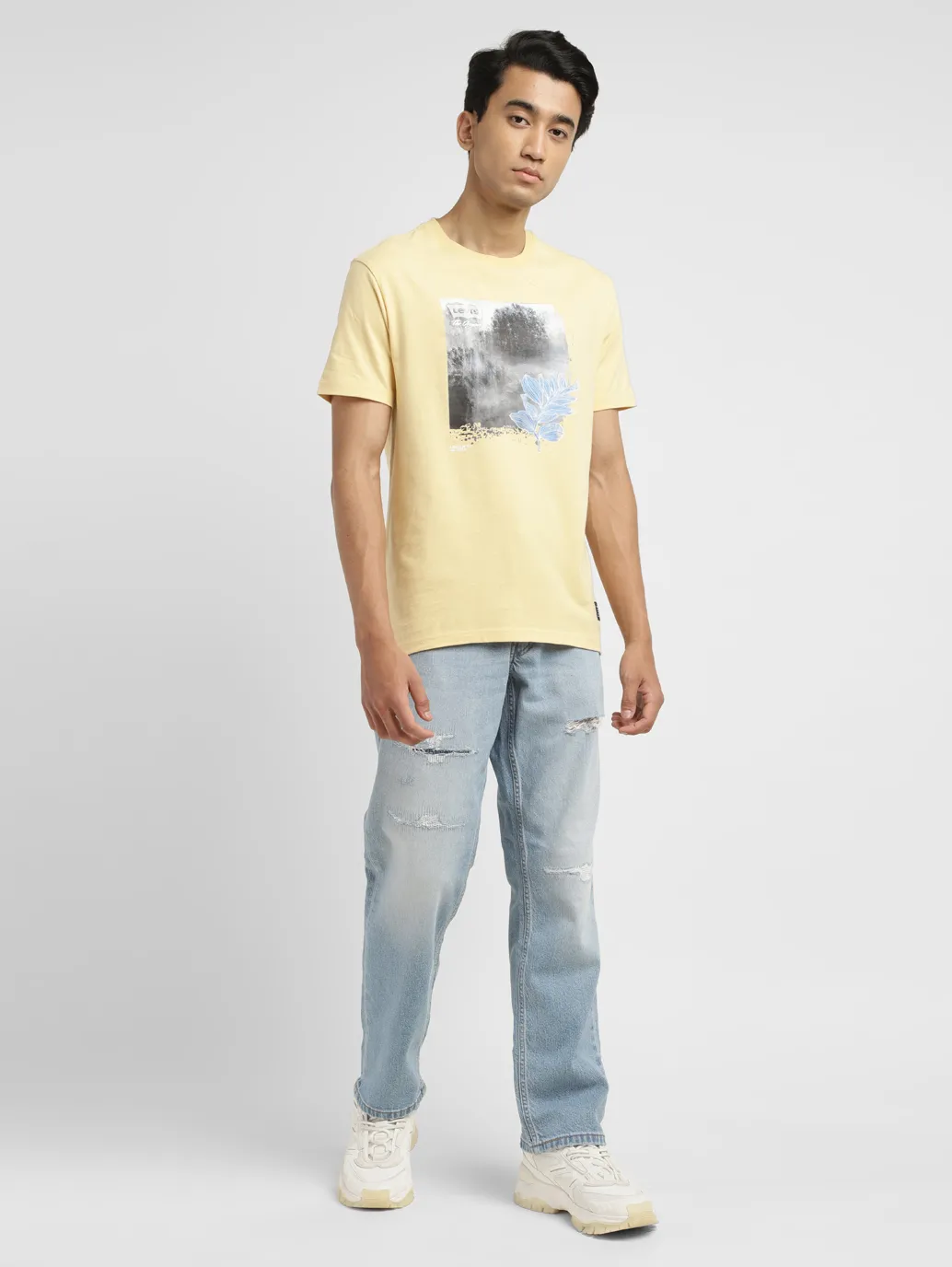 Men's 550 Blue Loose Fit Mid Rise Jeans - Image 7