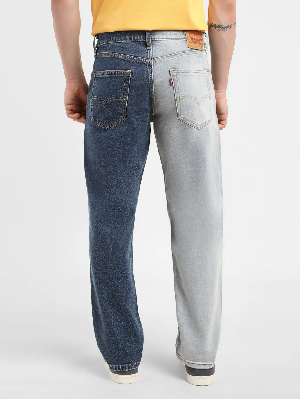 Men's 550'92 Blue Loose Fit Mid Rise Jeans - Image 3