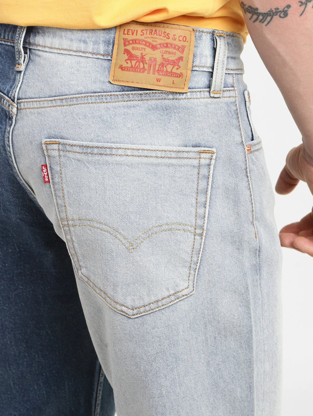 Men's 550'92 Blue Loose Fit Mid Rise Jeans - Image 6