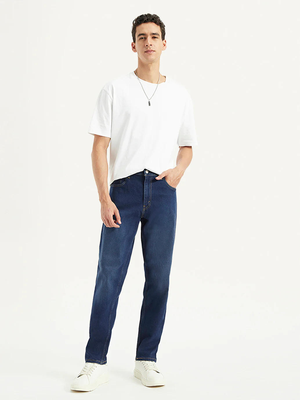 Men's 550'92 Dark Blue Loose Fit Mid Rise Jeans