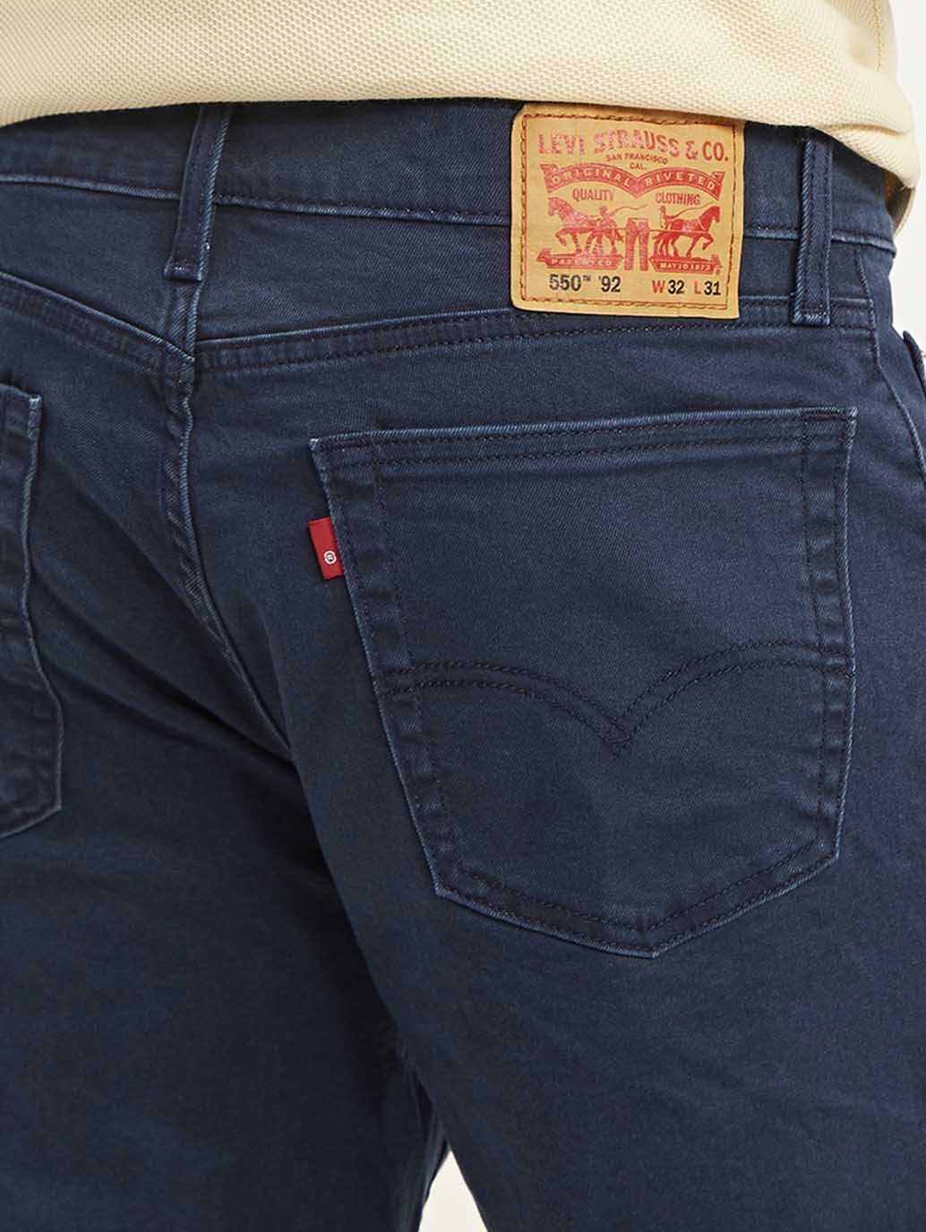 Men's 550'92 Blue Loose Fit Mid Rise Jeans - Image 5