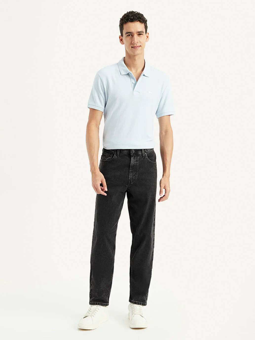 Men's 550'92 Dark Grey Loose Fit Mid Rise Jeans - Image 2