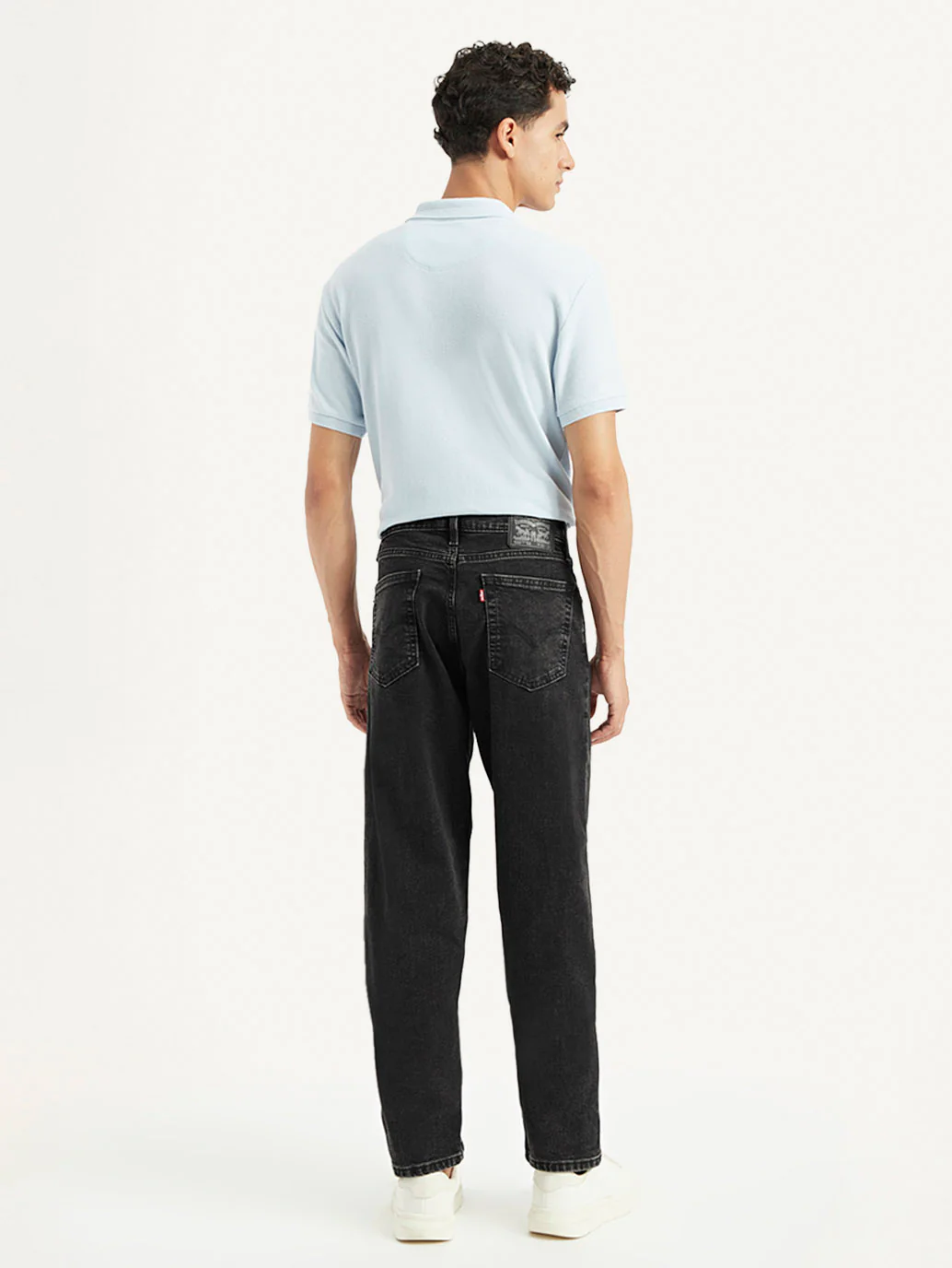 Men's 550'92 Dark Grey Loose Fit Mid Rise Jeans - Image 3