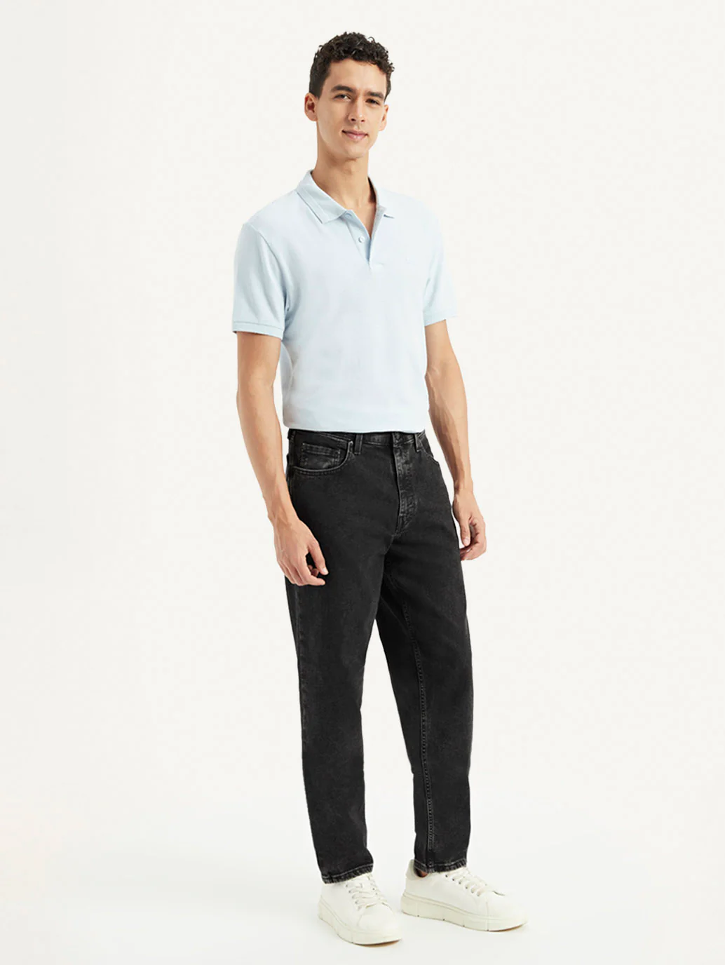 Men's 550'92 Dark Grey Loose Fit Mid Rise Jeans - Image 5