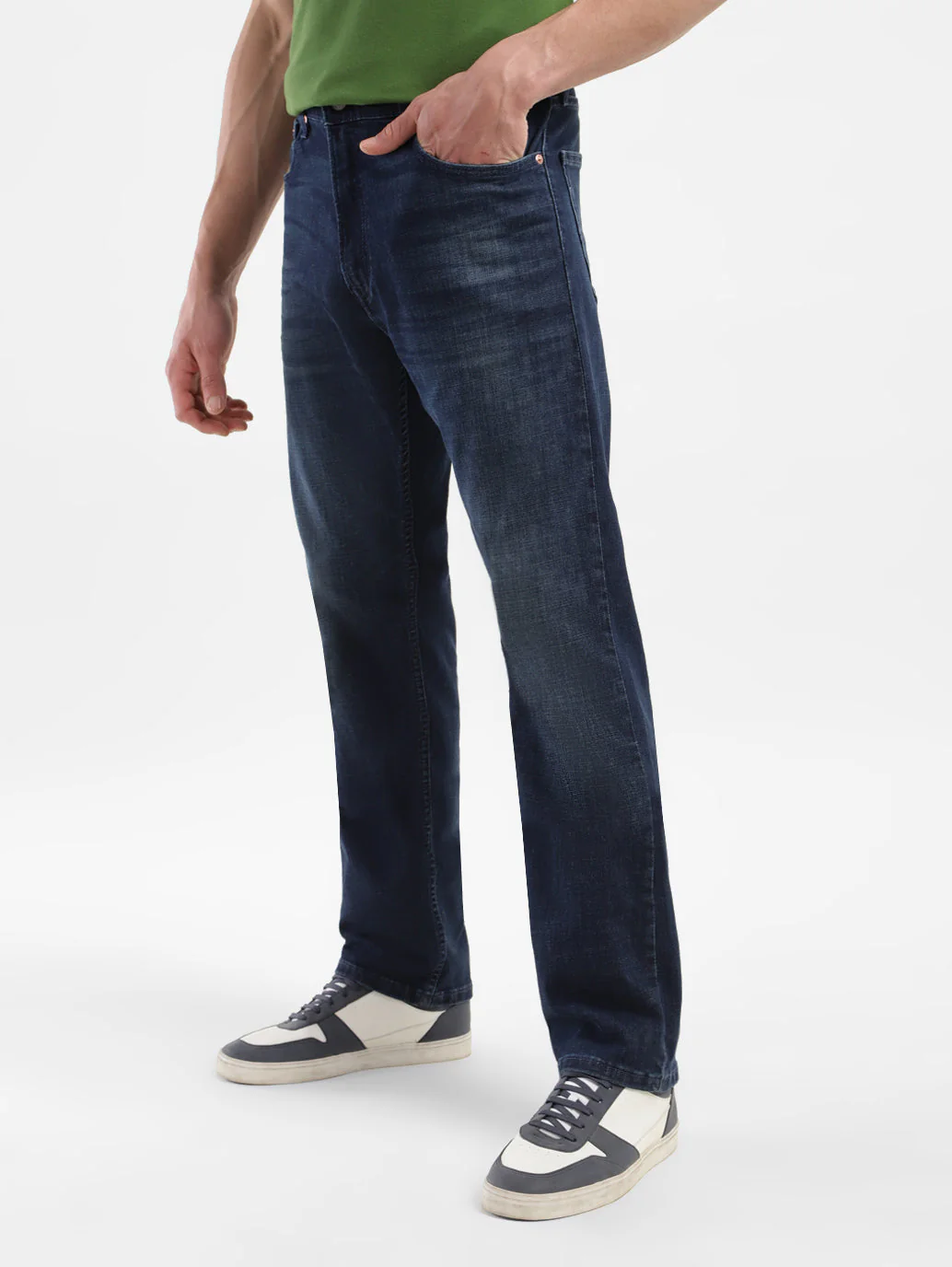 Men's 551 Blue Loose Fit Mid Rise Jeans - Image 4