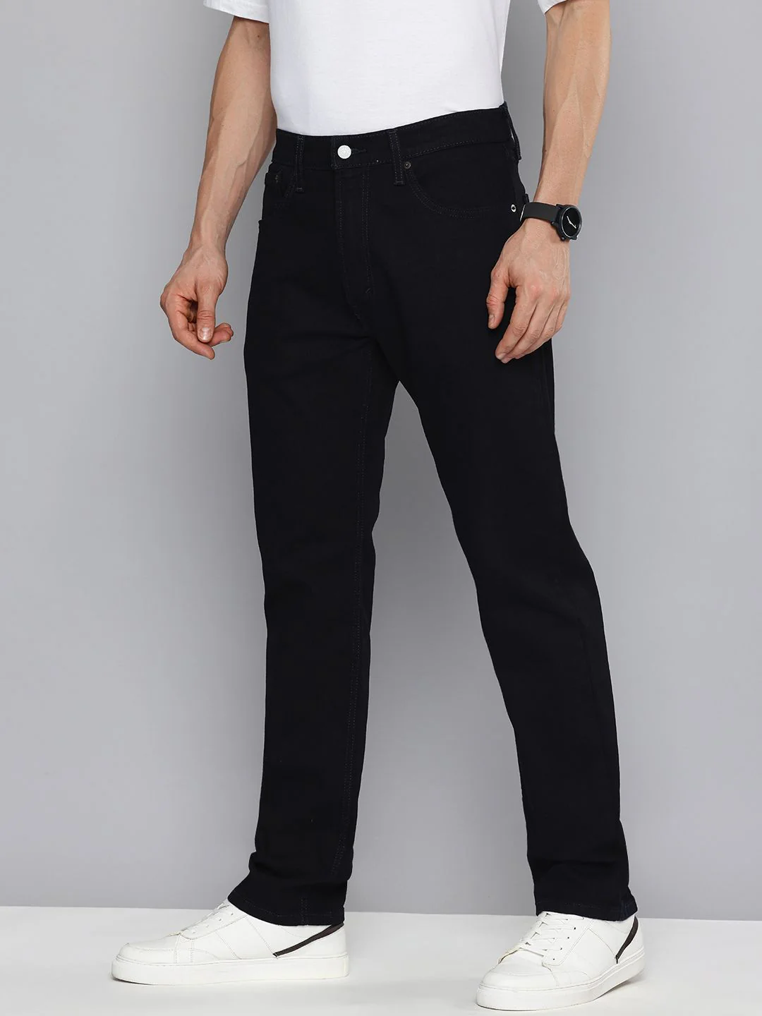 Men's 551 Blue Loose Fit Mid Rise Jeans - Image 2