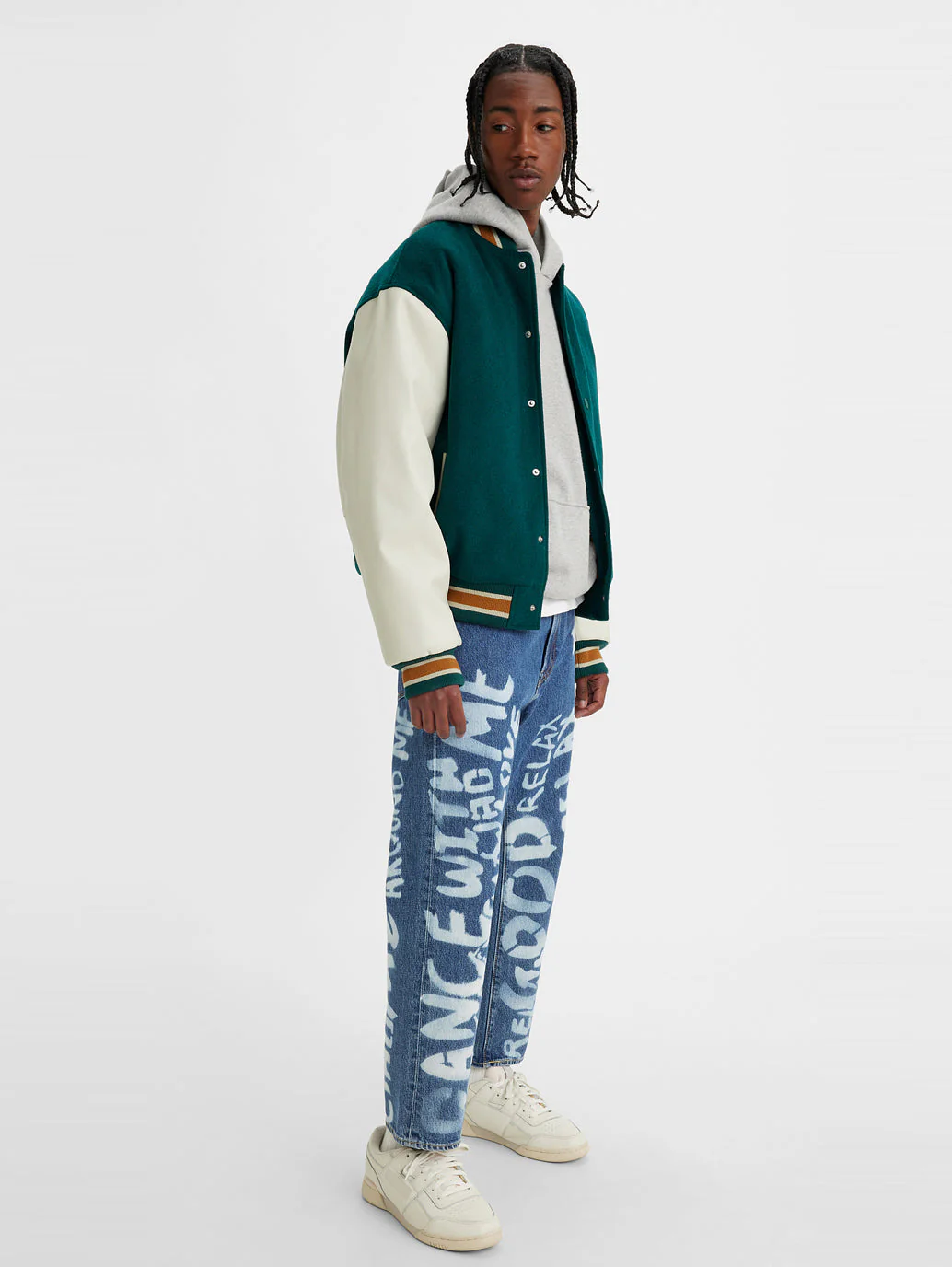 Men's 551 Blue Loose Fit Mid Rise Jeans - Image 5