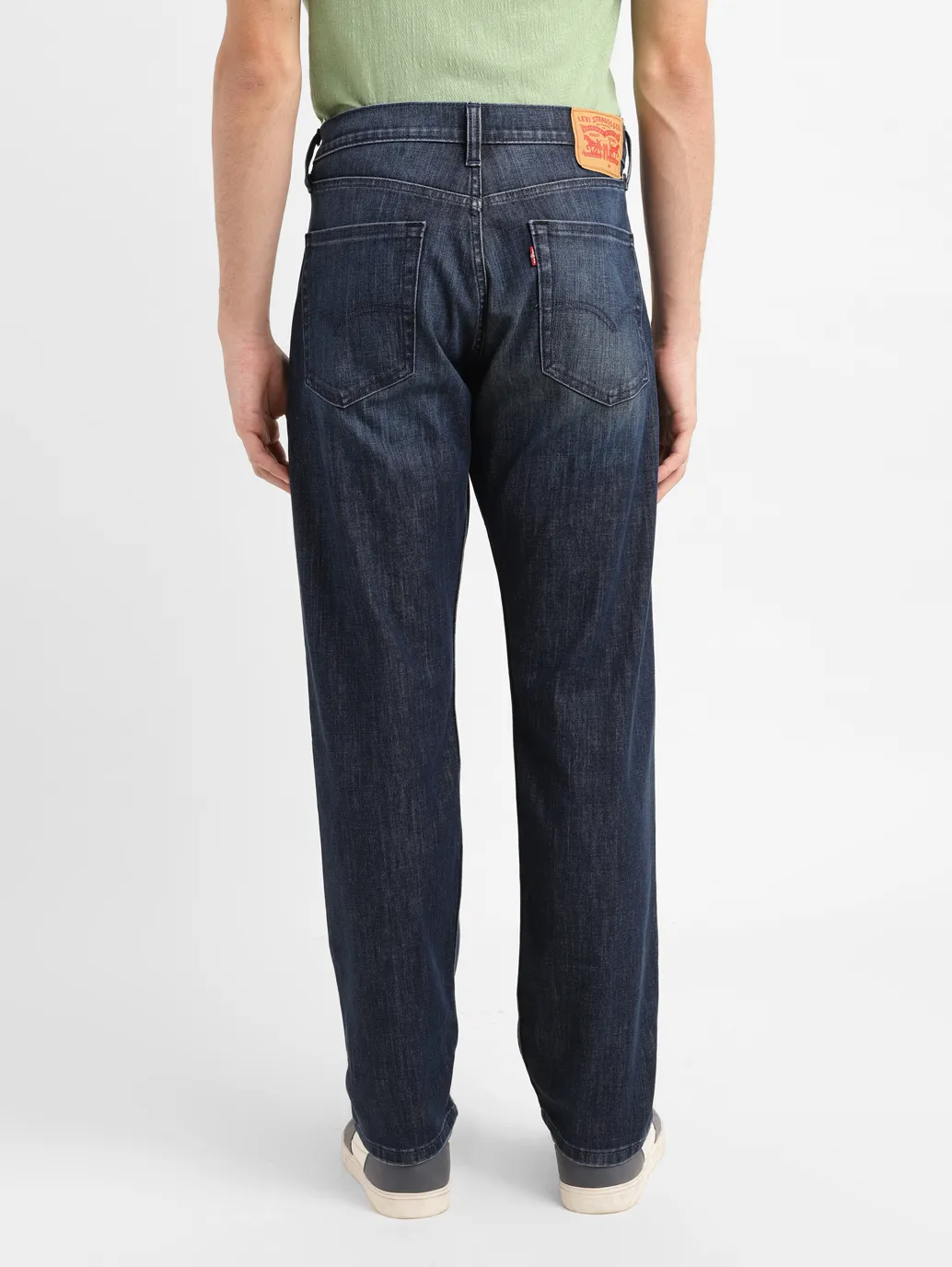 Men's 551 Blue Loose Fit Mid Rise Jeans - Image 3