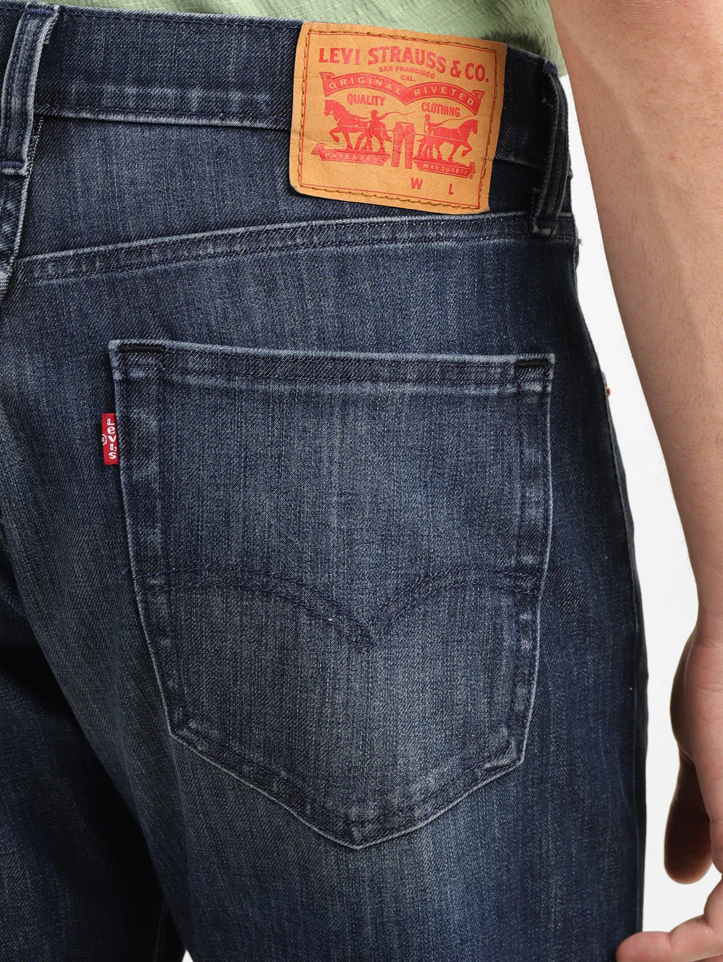 Men's 551 Blue Loose Fit Mid Rise Jeans - Image 5