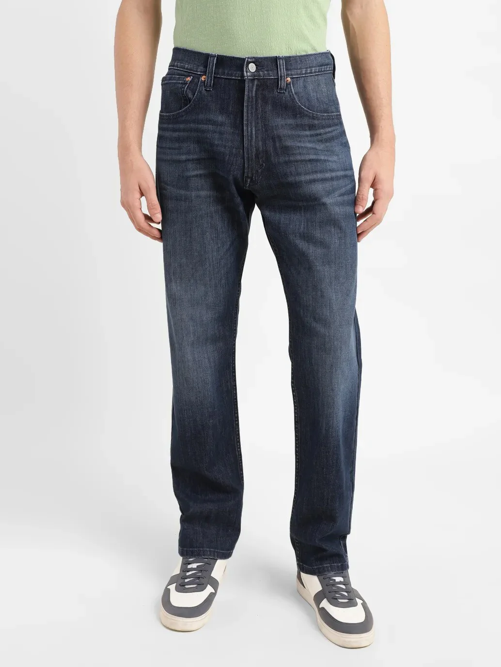 Men's 551 Blue Loose Fit Mid Rise Jeans - Image 8